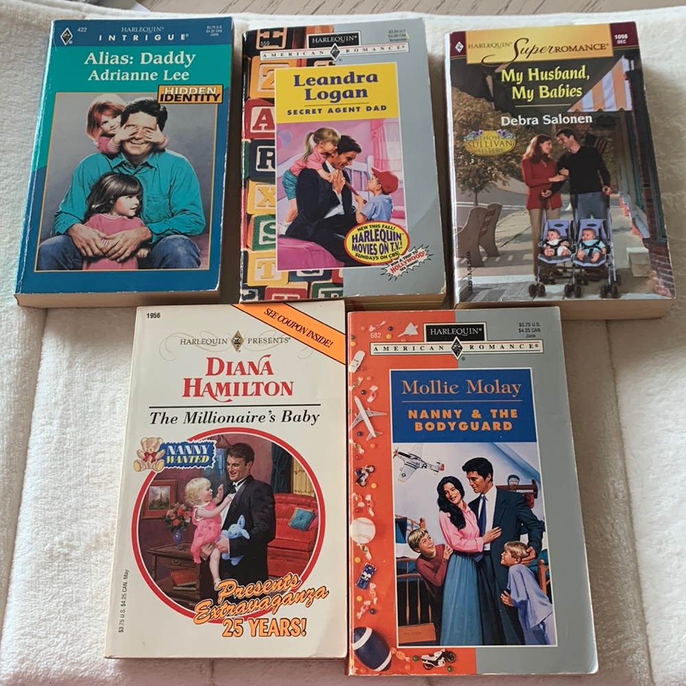 SALE!!! Set of 5 romance with kids books